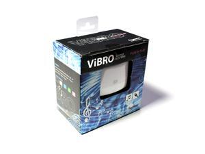 Vibro Sound System Portable USB Speaker resonate sound thru surface vibration technology. White Color Vibro Sound System Portable USB Speaker resonate sound thru surface vibration technology. White Color