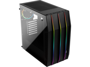 AeroCool KLAW RGB ready include 3 x ARGB 120mm fan, and hub, and tempered Glass on both side windows Mid Tower AeroCool KLAW RGB ready include 3 x ARGB 120mm fan, and hub, and tempered Glass on both side windows Mid Tower