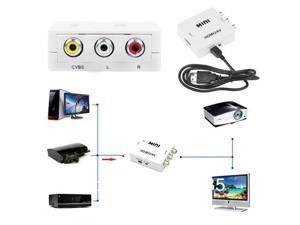 Mini Composite HDMI to CVBS RCA AV Video Converter Adapter Video Converter Box Old TV HD 1080p HRCA HD Video Converter Mini Composite HDMI to CVBS RCA AV Video Converter Adapter Video Converter Box Old TV HD 1080p HRCA HD Video Converter