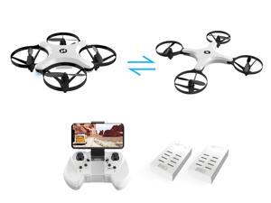 Holy Stone - HS220 Foldable Wifi FPV Drone with 720P Camera and Bonus Battery, White Holy Stone - HS220 Foldable Wifi FPV Drone with 720P Camera and Bonus Battery, White