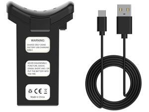 Holy Stone Modular 7.4V 2500mAh Li-po Battery and USB Charging Cable for RC Quadcopter Drone HS100 and HS100G Black Holy Stone Modular 7.4V 2500mAh Li-po Battery and USB Charging Cable for RC Quadcopter Drone HS100 and HS100G Black