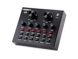 V8 Full Set Of Voice Recorder Computer Anchor Microphone Live Broadcast Equipment Sound Card Set V8 Full Set Of Voice Recorder Computer Anchor Microphone Live Broadcast Equipment Sound Card Set
