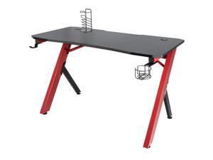 Homall Computer Desk with Carbon Fiber Surface Gaming Table Home Office Desk "Y" Shaped PC Gaming Desk with Cup Holder & Headphone Hook (Red) Homall Computer Desk with Carbon Fiber Surface Gaming Table Home Office Desk "Y" Shaped PC Gaming Desk with Cup Holder & Headphone Hook (Red)