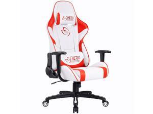Homall Gaming Chair Racing Style High-Back with Premium PU Leather and Ergonomic Computer Chair Swivel Chair with Headrest and Lumbar Support (Red) Homall Gaming Chair Racing Style High-Back with Premium PU Leather and Ergonomic Computer Chair Swivel Chair with Headrest and Lumbar Support (Red)