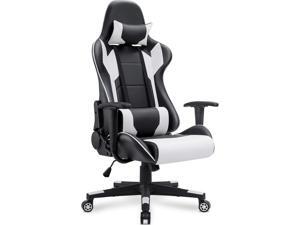Homall Racing Style Ergonomic Computer Gaming Chair with High-Back Swivel PU Leather, Seat Height Adjustable, and Lumbar & Head Support Homall Racing Style Ergonomic Computer Gaming Chair with High-Back Swivel PU Leather, Seat Height Adjustable, and Lumbar & Head Support