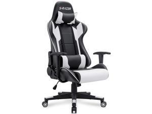 Homall Racing Style Ergonomic Computer Gaming Chair with High-Back Swivel PU Leather, Seat Height Adjustable, and Lumbar & Head Support Homall Racing Style Ergonomic Computer Gaming Chair with High-Back Swivel PU Leather, Seat Height Adjustable, and Lumbar & Head Support