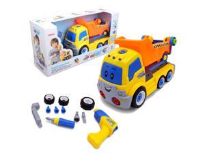 Take Apart Kids Educational Toy With Tools Construction Engineering Building Truck Play Set Creative Fun Toys for Children Take Apart Kids Educational Toy With Tools Construction Engineering Building Truck Play Set Creative Fun Toys for Children