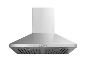 Chef 30” WM-530SS-30P Wall Mount Range Hood w/ Powerful Blower, Mechanic Button Control, Dishwasher Safe Baffle Filters, LED Lamps, Fits 6” Duct or Ductless Chef 30” WM-530SS-30P Wall Mount Range Hood w/ Powerful Blower, Mechanic Button Control, Dishwasher Safe Baffle Filters, LED Lamps, Fits 6” Duct or Ductless