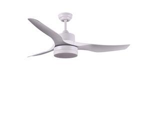 Hauslane CF5100 52 inch Modern Ceiling Fan in White Finish with Quiet Motor, Bright LED Lamp and Three Reversible Blades, Remote Control Included! Hauslane CF5100 52 inch Modern Ceiling Fan in White Finish with Quiet Motor, Bright LED Lamp and Three Reversible Blades, Remote Control Included!