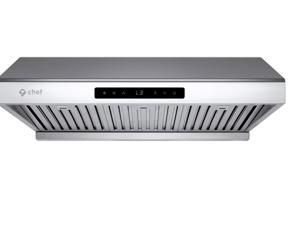 Chef 30” Under Cabinet Range Hood PS10 | PRO PERFORMANCE | Stainless Steel | Touch Screen with High 900 CFM Airflow | Delay Auto-Shut Feature | Bright LED Lights | 3 Speed Settings Chef 30” Under Cabinet Range Hood PS10 | PRO PERFORMANCE | Stainless Steel | Touch Screen with High 900 CFM Airflow | Delay Auto-Shut Feature | Bright LED Lights | 3 Speed Settings