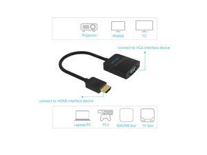 Vention HDMI Transfer To VGA Adapter Digital To Analog Video Audio Converter ACGBB black Vention HDMI Transfer To VGA Adapter Digital To Analog Video Audio Converter ACGBB black