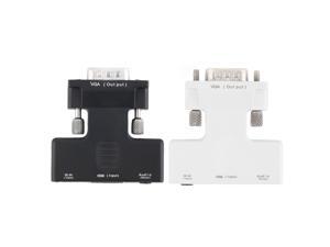 HDMI Female to VGA Male Converter+Audio Cable Support 1080P Signal Output black HDMI Female to VGA Male Converter+Audio Cable Support 1080P Signal Output black