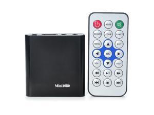 Mini 1080P Full HD Media Player with YPbPr/AV/HDMI/USB HOST/SD - Black Mini 1080P Full HD Media Player with YPbPr/AV/HDMI/USB HOST/SD - Black