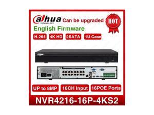 Dahua 16CH 8MP 4K NVR4216-16P-4KS2 H.265 with 16 POE Port for IP Security Camera Dahua 16CH 8MP 4K NVR4216-16P-4KS2 H.265 with 16 POE Port for IP Security Camera
