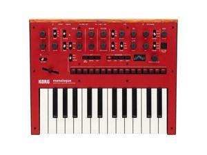 Korg Monologue Monophonic Analog Synthesizer with Presets - Red Korg Monologue Monophonic Analog Synthesizer with Presets - Red