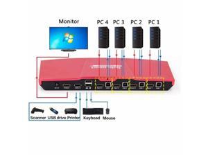 Tesla 4K 4 Ports 4X1 USB KVM HDMI Switch 4 Ways support 4K USB IR Signal Tesla 4K 4 Ports 4X1 USB KVM HDMI Switch 4 Ways support 4K USB IR Signal