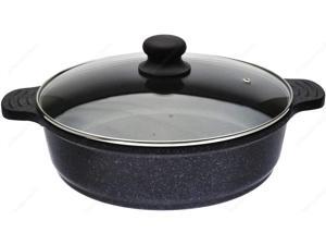 KW QPW28L Ceramic Marble Coated Cast Aluminium Frying / Sauce Pan, 11-Inches KW QPW28L Ceramic Marble Coated Cast Aluminium Frying / Sauce Pan, 11-Inches