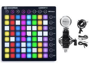 Novation LAUNCHPAD S MK2 MKII MIDI USB RGB Controller Pad+Studio Mic+Shock Mount Novation LAUNCHPAD S MK2 MKII MIDI USB RGB Controller Pad+Studio Mic+Shock Mount