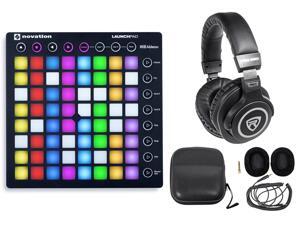 novation launchpad s mk2 mkii midi usb rgb controller pad+studio headphones+case novation launchpad s mk2 mkii midi usb rgb controller pad+studio headphones+case