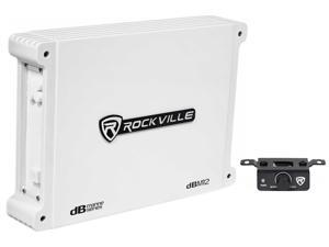 Rockville DBM12 2000w 2 Ohm Marine/Boat Mono Amplifier Amp w/Covers+Bass Remote Rockville DBM12 2000w 2 Ohm Marine/Boat Mono Amplifier Amp w/Covers+Bass Remote
