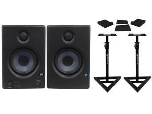 2 Presonus Eris E4.5 4.5" Powered Studio Monitors+(2) Stands+Foam Isolation Pads 2 Presonus Eris E4.5 4.5" Powered Studio Monitors+(2) Stands+Foam Isolation Pads