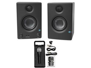 Pair Presonus Eris E3.5 3.5" Powered Studio Monitor Speakers+Microphone+Case Pair Presonus Eris E3.5 3.5" Powered Studio Monitor Speakers+Microphone+Case