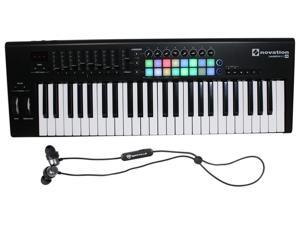 Novation LAUNCHKEY-49-MK2 49-Key USB MIDI Ableton Keyboard Controller+Earbuds Novation LAUNCHKEY-49-MK2 49-Key USB MIDI Ableton Keyboard Controller+Earbuds