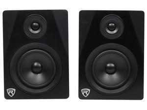 Pair Rockville APM5B 5.25" 250W Powered USB Studio Quality Bookshelf Speakers Pair Rockville APM5B 5.25" 250W Powered USB Studio Quality Bookshelf Speakers