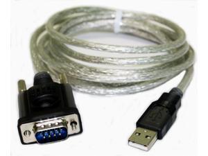 AYA 5Ft. USB 2.0 to Serial (9-pin) DB-9 RS-232 Adapter Cable w/FTDI FT232R USB UART Chipset AYA 5Ft. USB 2.0 to Serial (9-pin) DB-9 RS-232 Adapter Cable w/FTDI FT232R USB UART Chipset