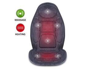 Snailax Vibration Massage Seat Cushion with Heat 6 Vibrating Motors and 3 Therapy Heating Pad, Back Massager, Massage Chair Pad for Home Office Car Use Snailax Vibration Massage Seat Cushion with Heat 6 Vibrating Motors and 3 Therapy Heating Pad, Back Massager, Massage Chair Pad for Home Office Car Use