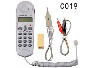 C019 Telephone Butt Test Tester Lineman Tool Network Cable Tester Light gray C019 Telephone Butt Test Tester Lineman Tool Network Cable Tester Light gray