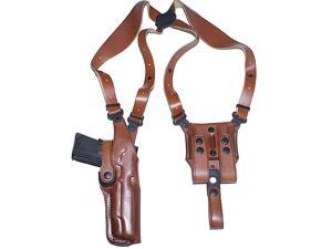 Masc Premium Leather Vertical Shoulder Holster System for Glock 41, Right Hand Draw, Brown Color #1105# Masc Premium Leather Vertical Shoulder Holster System for Glock 41, Right Hand Draw, Brown Color #1105#