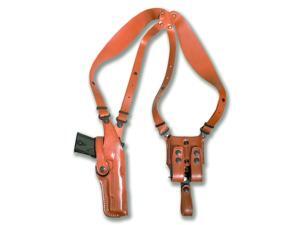 Masc Premium Leather Vertical Shoulder Holster System for Tanfoglio Witness 1911 5’’ With Rail Right Hand Draw, Brown Color #7152# Masc Premium Leather Vertical Shoulder Holster System for Tanfoglio Witness 1911 5’’ With Rail Right Hand Draw, Brown Color #7152#