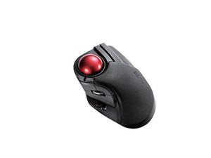 ELECOM M-HT1DRBK Wireless Trackball Mouse - Extra Large Ergonomic Design, 8-Button Function with Smooth Tracking, Black ELECOM M-HT1DRBK Wireless Trackball Mouse - Extra Large Ergonomic Design, 8-Button Function with Smooth Tracking, Black