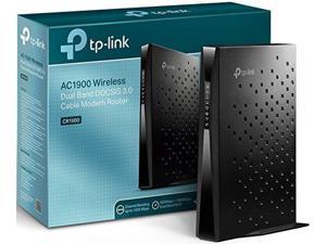 TP-Link Archer CR1900 24x8 DOCSIS3.0 AC1900 Wireless Wi-Fi Cable Modem Router | Up to 1900Mbps Wi-Fi Speeds | Max Download Speeds Up to 1000Mbps | Certified for Comcast XFINITY, Spectrum, and more TP-Link Archer CR1900 24x8 DOCSIS3.0 AC1900 Wireless Wi-Fi Cable Modem Router | Up to 1900Mbps Wi-Fi Speeds | Max Download Speeds Up to 1000Mbps | Certified for Comcast XFINITY, Spectrum, and more