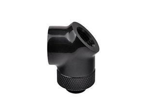 Thermaltake Pacific DIY LCS Black G1/4 45 & 90 Degree Adapter Fitting (CL-W053-CU00BL-A) Thermaltake Pacific DIY LCS Black G1/4 45 & 90 Degree Adapter Fitting (CL-W053-CU00BL-A)
