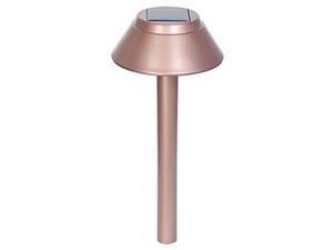 Smith & Hawken 4 Pack Round Outdoor Solar LED Pathway Light - Copper Smith & Hawken 4 Pack Round Outdoor Solar LED Pathway Light - Copper
