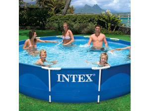 Intex 396*84 cm Metal Frame Set Above Ground Swimming Pool with Filter | 28211EH Intex 396*84 cm Metal Frame Set Above Ground Swimming Pool with Filter | 28211EH