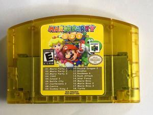 18 in 1 Mario Party 1 2 3 Aggregation +15 NES Video Games Cartridge For N64 Console (US Version) 18 in 1 Mario Party 1 2 3 Aggregation +15 NES Video Games Cartridge For N64 Console (US Version)