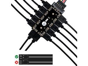 12way 5V RGB LED Splitter Hub with PMMA Case and Magnetic standoff for ASUS/MSI 5V 3pin LED controller 12way 5V RGB LED Splitter Hub with PMMA Case and Magnetic standoff for ASUS/MSI 5V 3pin LED controller