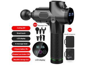 Massage Gun Deep Tissue Percussion Muscle Massager for Pain Relief, Handheld Electric Body Massager Sports Drill Portable Super Quiet Brushless Motor (Black) Massage Gun Deep Tissue Percussion Muscle Massager for Pain Relief, Handheld Electric Body Massager Sports Drill Portable Super Quiet Brushless Motor (Black)