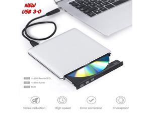 USB 3.0 External DVD Drives,NURBENN Portable Ultra-Thin CD/DVD-RW Burner Writer Player for Laptop Notebook PC Desktop Computer,High Speed Data Transfer Support Windows XP/Vista/7/8/2000,Mac - Silver USB 3.0 External DVD Drives,NURBENN Portable Ultra-Thin CD/DVD-RW Burner Writer Player for Laptop Notebook PC Desktop Computer,High Speed Data Transfer Support Windows XP/Vista/7/8/2000,Mac - Silver