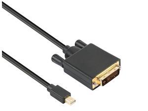 Nurbenn Mini DisplayPort (Mini DP) to DVI Cable, Thunderbolt Port Compatible, Gold Plated, 6 Feet Nurbenn Mini DisplayPort (Mini DP) to DVI Cable, Thunderbolt Port Compatible, Gold Plated, 6 Feet