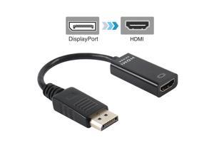 Nurbenn DisplayPort (DP) to HDMI Adapter, 4K HDMI Converter - Black Nurbenn DisplayPort (DP) to HDMI Adapter, 4K HDMI Converter - Black