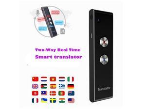 Portable Smart Voice Speech Translator Two-Way Real Time 30 Multi-Language Translation For Learning Travelling Business Meeting Silver Gray Portable Smart Voice Speech Translator Two-Way Real Time 30 Multi-Language Translation For Learning Travelling Business Meeting Silver Gray