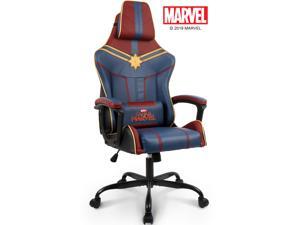 Marvel Avengers Captain Marvel Gaming Chair High End Ergonomic Neck Lumbar Support Armrests Tilting Computer Desk Office Executive Leather Racing Chair Marvel Avengers Captain Marvel Gaming Chair High End Ergonomic Neck Lumbar Support Armrests Tilting Computer Desk Office Executive Leather Racing Chair