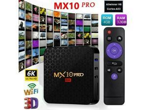 MX10 PRO 4GB/32GB 6K Android 9.0 TV BOX Allwinner H6 Quad Core USB WiFi 3D Media MX10 PRO 4GB/32GB 6K Android 9.0 TV BOX Allwinner H6 Quad Core USB WiFi 3D Media