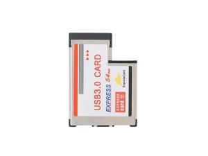 Expresscard to 2 Ports USB 3.0 Hidden Inside Adapter Converter Hub for Laptop PC with NEC Chipset Expresscard to 2 Ports USB 3.0 Hidden Inside Adapter Converter Hub for Laptop PC with NEC Chipset