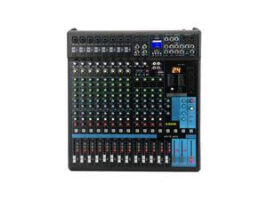 G-MARK MG16MP3 Professional Audio Mixer Sound Board Console System Interface 16 Channel Digital USB Bluetooth MP3 Computer Input DJ mixer 24-Bit SPX effects G-MARK MG16MP3 Professional Audio Mixer Sound Board Console System Interface 16 Channel Digital USB Bluetooth MP3 Computer Input DJ mixer 24-Bit SPX effects