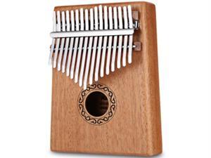 Mahogany Tone Wood 17 Keys Kalimba Marimba Thumb Piano Instrument Gift Mahogany Tone Wood 17 Keys Kalimba Marimba Thumb Piano Instrument Gift